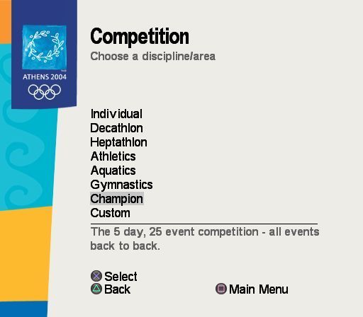 Athens 2004 screenshot 4 for Playstation 2